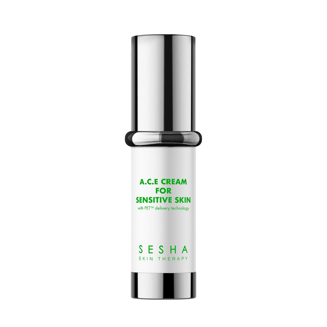 Sensitive Skin - Gentle Cleansing, A.C.E Cream, Gift: Essential Spray, and Holo bag
