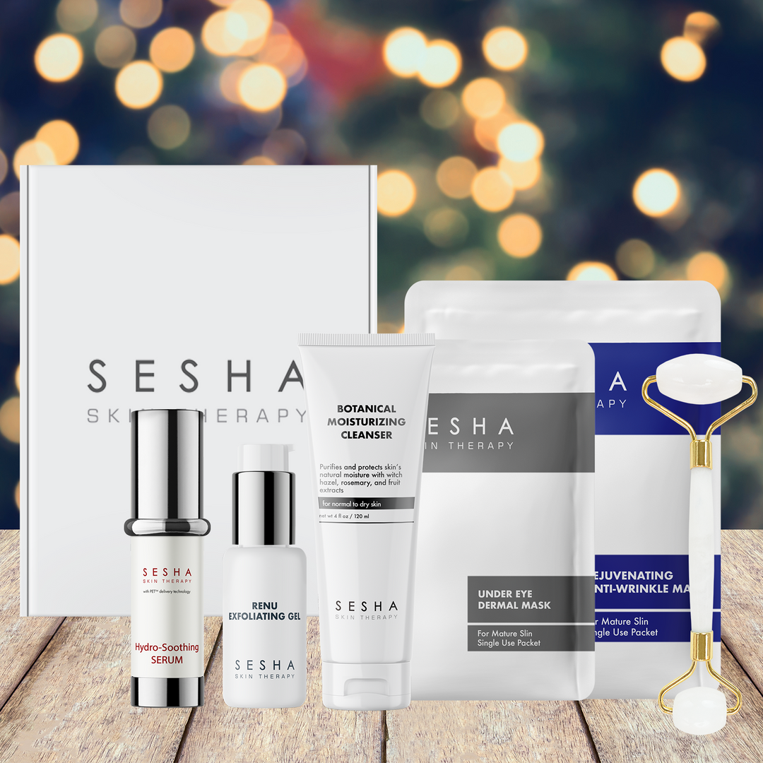 Gift Set with the Free White Jade Roller ($20 worth)