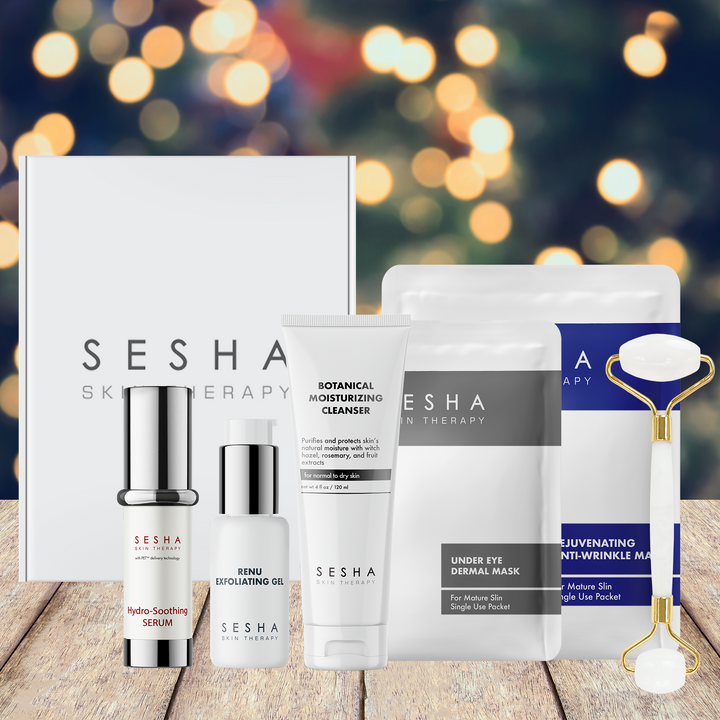 Gift Set with the Free White Jade Roller ($20 worth)