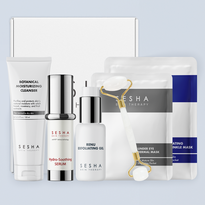 Gift Set with the Free White Jade Roller ($20 worth)